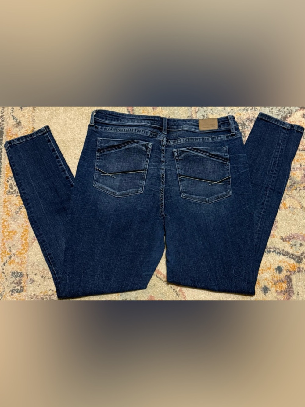 BKE Women’s Sz 31 Gabby Curvy Fit High Rise Skinny Denim Blue Jeans - Picture 7 of 7